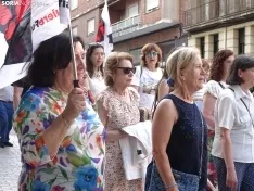 Una imagen de la manifestación de este viernes. /PC
