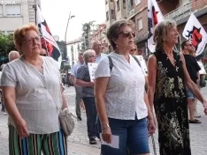 Una imagen de la manifestación de este viernes. /PC