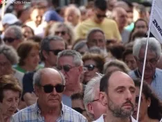 Una imagen de la manifestación de este viernes. /PC