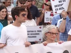 Una imagen de la manifestación de este viernes. /PC