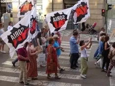 Una imagen de la manifestación de este viernes. /PC