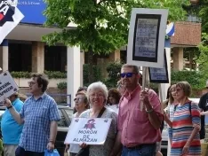 Una imagen de la manifestación de este viernes. /PC