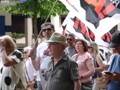Una imagen de la manifestación de este viernes. /PC