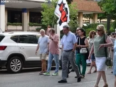 Una imagen de la manifestación de este viernes. /PC