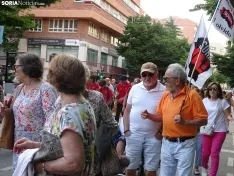 Una imagen de la manifestación de este viernes. /PC