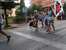 Una imagen de la manifestación de este viernes. /PC