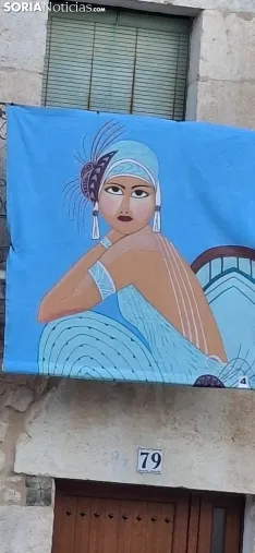Una imagen de los balcones que lucen coloridos en Castillejo. /SN