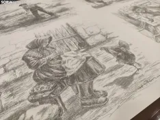 Exposición del pintor Rafael de la Rosa.