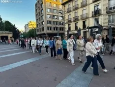 Una imagen de la plaza de Mariano Granados esta mañana de miércoles. /SN