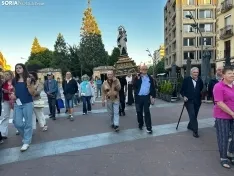 Una imagen de la plaza de Mariano Granados esta mañana de miércoles. /SN