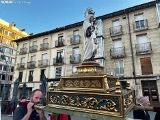 Una imagen de la plaza de Mariano Granados esta mañana de miércoles. /SN