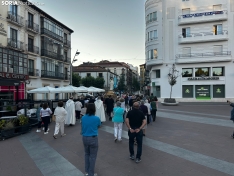Una imagen de la plaza de Mariano Granados esta mañana de miércoles. /SN