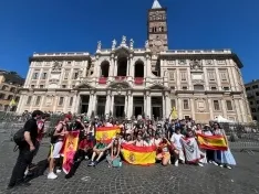 Foto 9 - Un centenar de j&oacute;venes sorianos vive en Roma el Jubileo de la Juventud