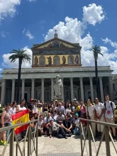 Foto 6 - Un centenar de j&oacute;venes sorianos vive en Roma el Jubileo de la Juventud