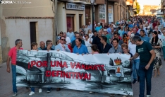 Una imagen de la manifestación de este viernes. /SN