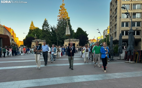 FOTOS | El Rosario de la Aurora anuncia en Soria la festividad del Carmen