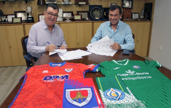 Numancia y San José sellan una compromisos para impulsar el fútbol soriano