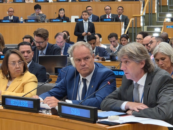 Carlos Martínez defiende en la ONU el poder transformador de los ayuntamientos