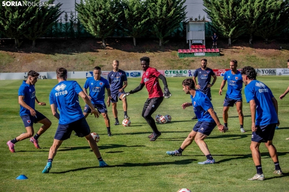 En imágenes: El Numancia completa su primer entrenamiento de pretemporada