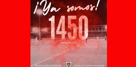 La afición del Numancia responde: más de 1.450 abonados en solo tres días