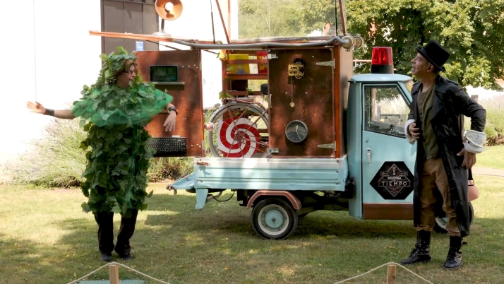 Una representación de Fabularia Teatro.