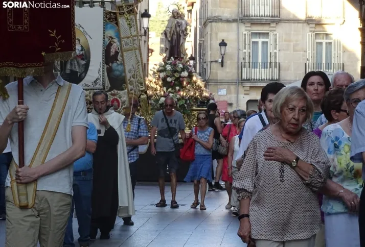 Una imagen de la procesión hoy miércoles. /PC