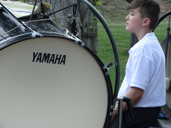 Una imagen del estreno veraniego de la Banda municipal de Música. /PC
