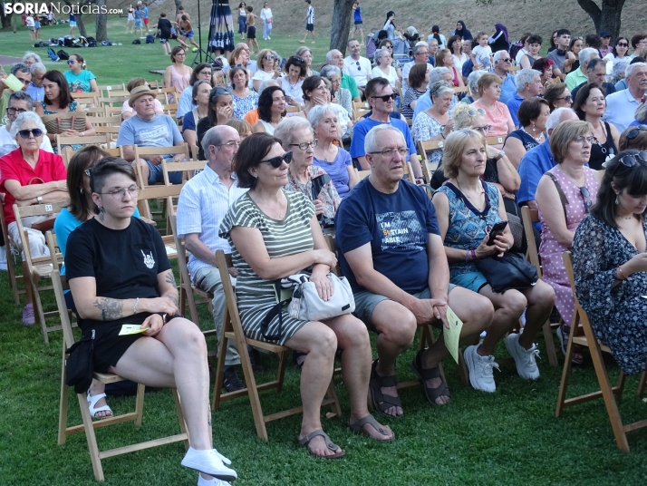 Una imagen del estreno veraniego de la Banda municipal de Música. /PC