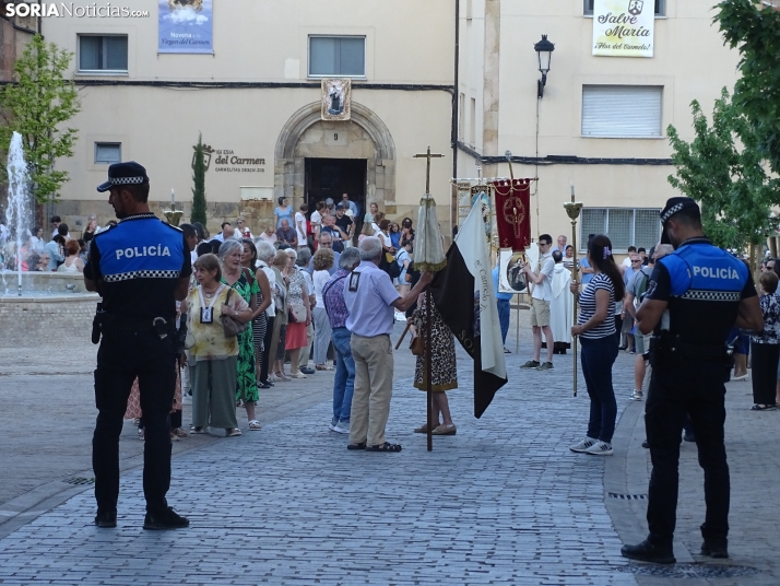 Una imagen de la procesión hoy miércoles. /PC