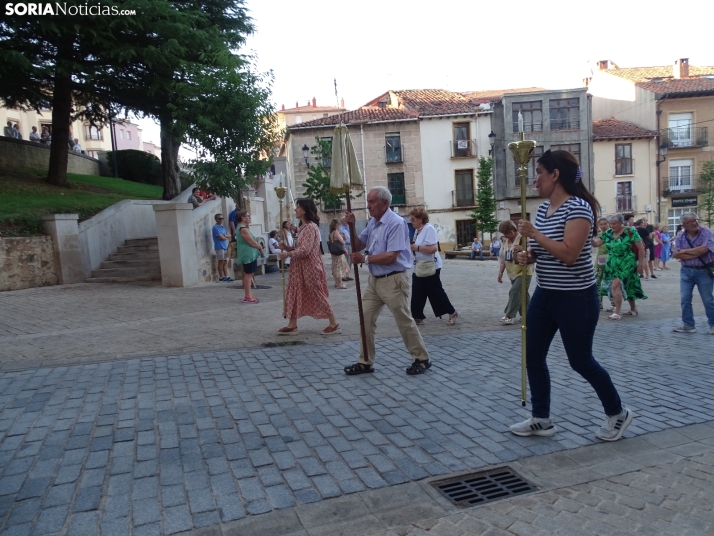 Una imagen de la procesión hoy miércoles. /PC