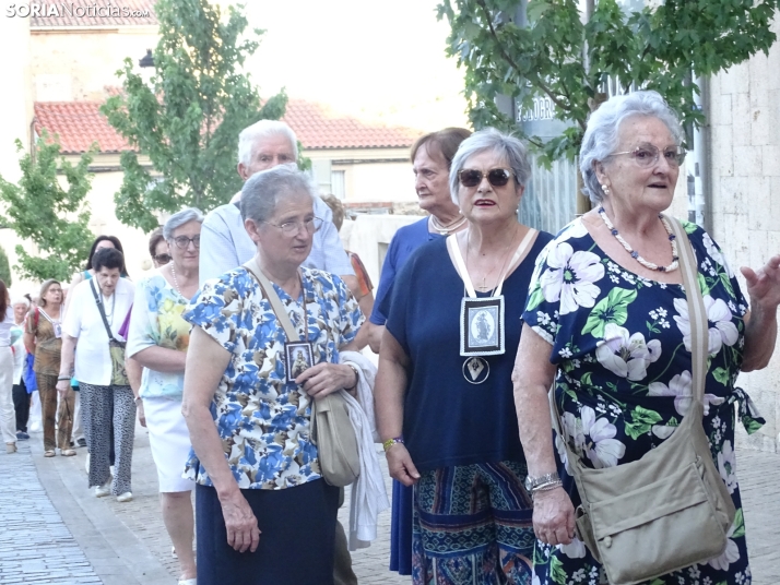 Una imagen de la procesión hoy miércoles. /PC