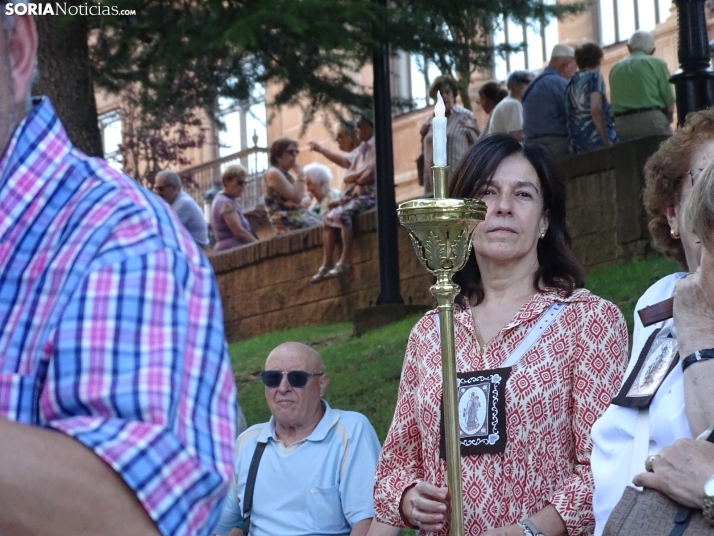 Una imagen de la procesión hoy miércoles. /PC