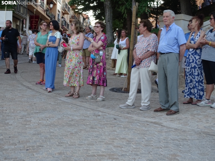 Una imagen de la procesión hoy miércoles. /PC