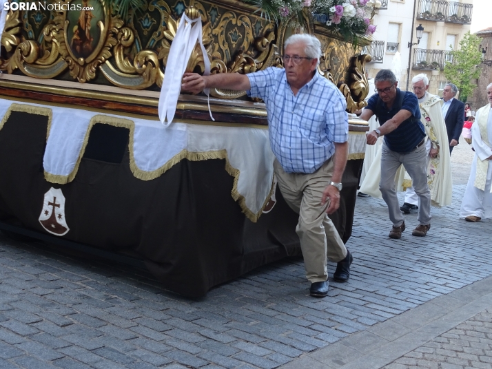 Una imagen de la procesión hoy miércoles. /PC