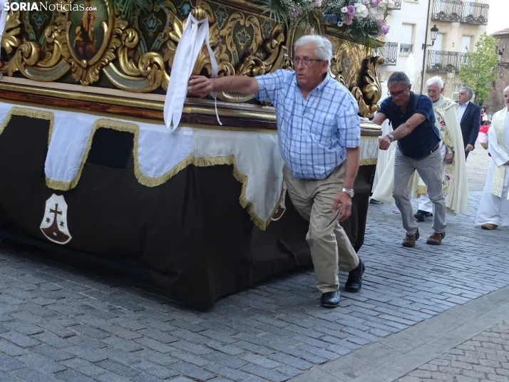 Una imagen de la procesión hoy miércoles. /PC