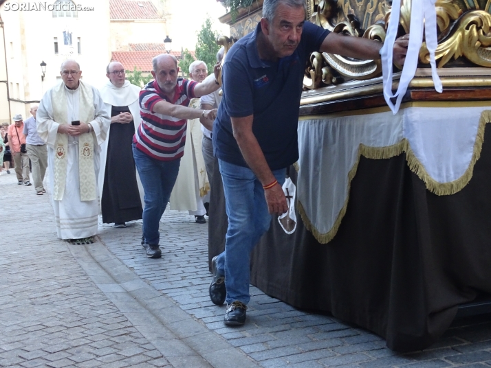 Una imagen de la procesión hoy miércoles. /PC