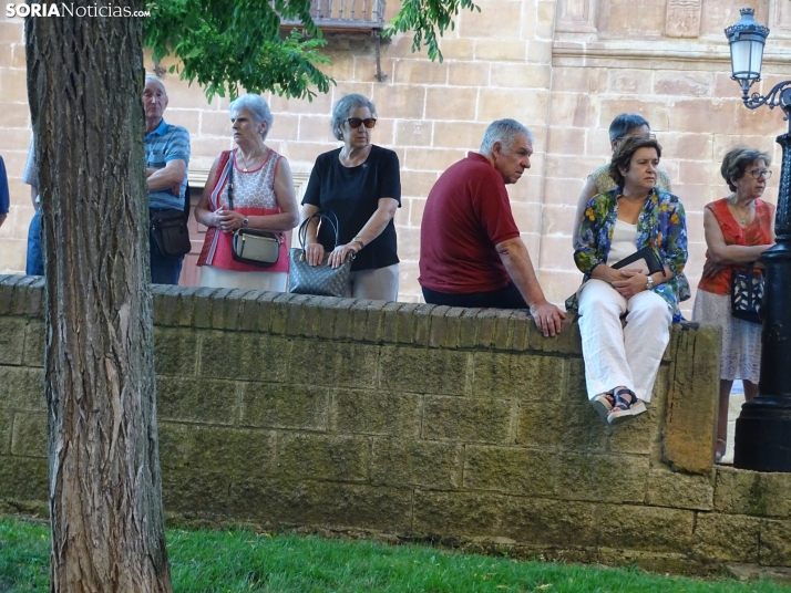 Una imagen de la procesión hoy miércoles. /PC