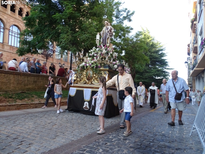 Una imagen de la procesión hoy miércoles. /PC