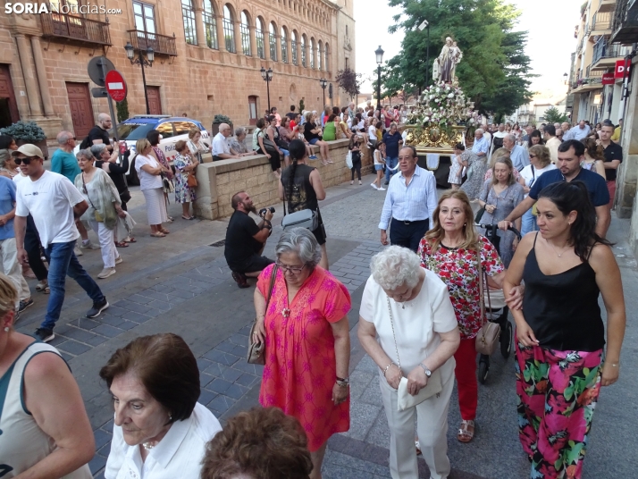 Una imagen de la procesión hoy miércoles. /PC