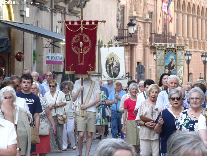 Una imagen de la procesión hoy miércoles. /PC
