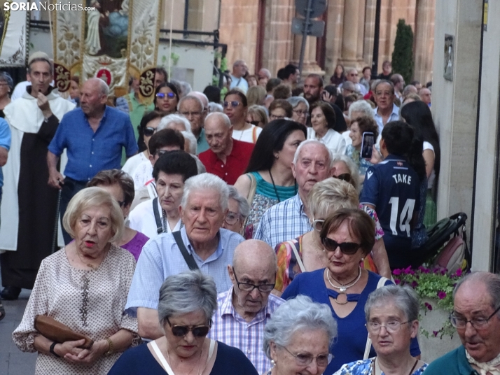 Una imagen de la procesión hoy miércoles. /PC