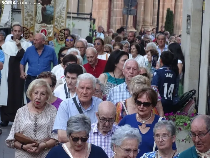 Una imagen de la procesión hoy miércoles. /PC
