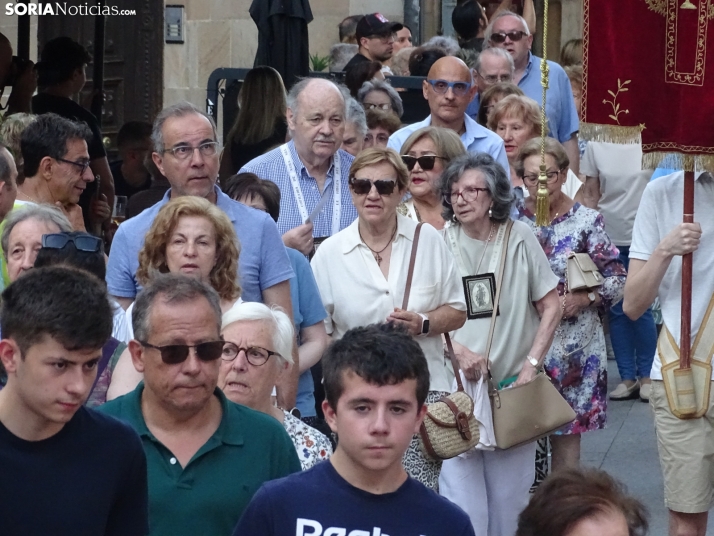 Una imagen de la procesión hoy miércoles. /PC