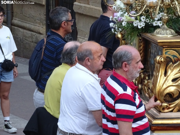 Una imagen de la procesión hoy miércoles. /PC