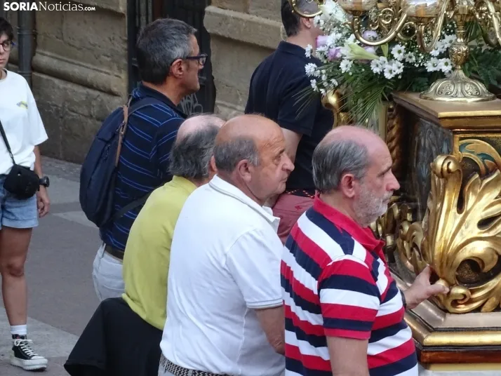 Una imagen de la procesión hoy miércoles. /PC