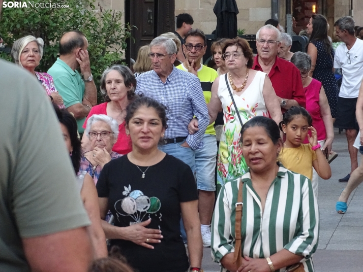 Una imagen de la procesión hoy miércoles. /PC