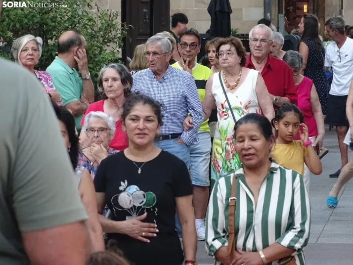 Una imagen de la procesión hoy miércoles. /PC