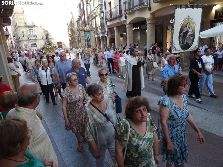 Una imagen de la procesión hoy miércoles. /PC