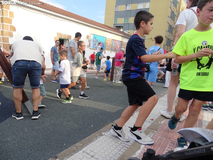 Una imagen de esta tarde en La Barriada. /PC