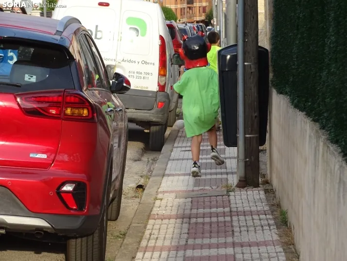 Una imagen de esta tarde en La Barriada. /PC